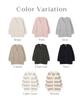 Lafuku Marshmallow Knit Long Fluffy and Warm Available in 8 Pants Sold Size L Women's Cardigan, V-Neck, Sleeves, Pajamas, Colors, Separately, Camel,