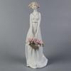 Figurine Bellezza in Ceramica Europea Artigianato Arredamento Casa Decorazione Porcellana Occidentale Artigianato Ornamento Regalo di Matrimonio