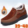 Winter Shoes Men Casual Plus Size Cotton Boots Padded Large Size 39-48 Warm Thickened Non Slip Snow Boots Comfortable