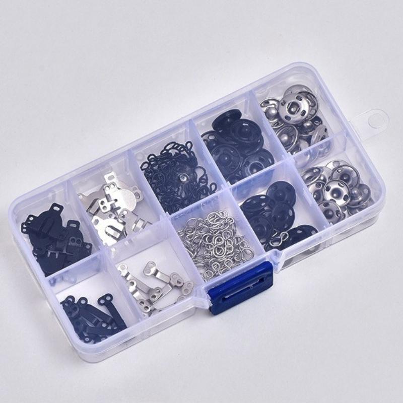 

100Pcs/50Pairs of 3 Styles Sewing Buttons Set Metal Snaps Buttons Set for Skirt Bra Trousers Dress Sewing DIY Crafting