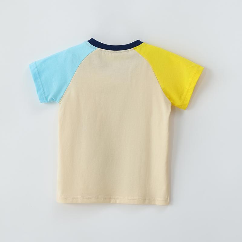 Little Maven Kids Clothes Baby Boys 2026 New Summer Korean Children's Clothes Children's Clothing Cartoon Dinosaurs Tee T-shirts