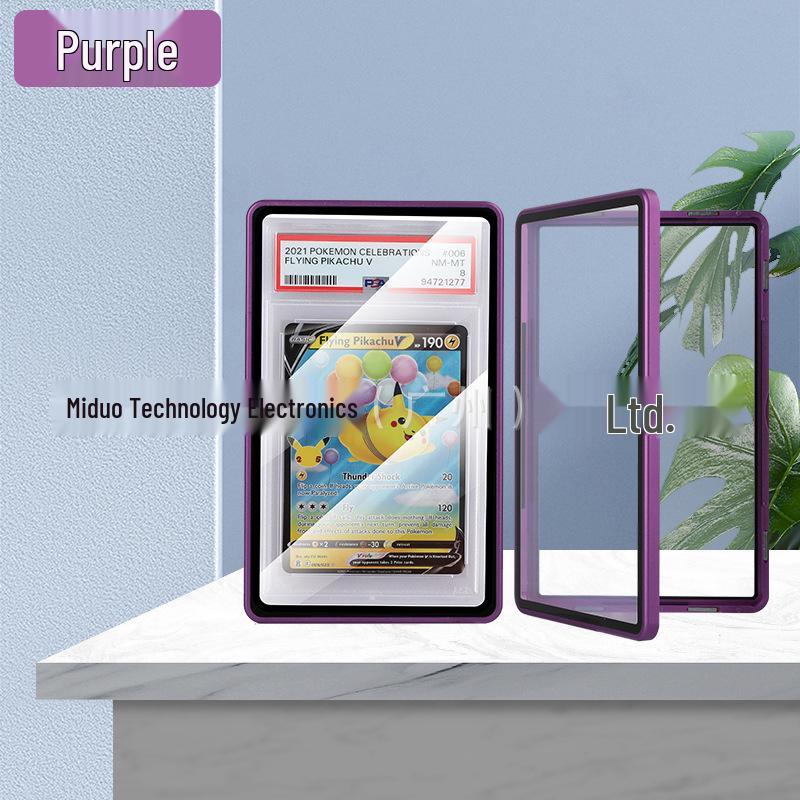 Aluminum Alloy Tempered Glass Protective Cover for PSA, BGS, CGC Rated Cards