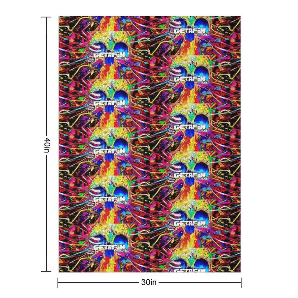 Getafix Visuals Throw Blanket Thermal Polar Furry blankets ands Blankets