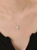 Lovetrix Silver925 Heart Rose Basic Necklace (2Ver.)