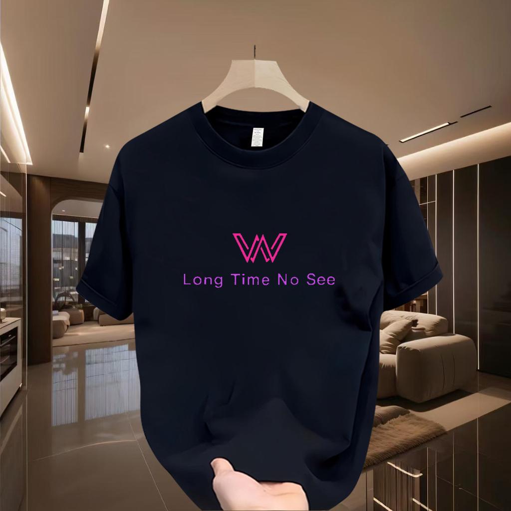 Cross-Border Special Supply Of Good Goods 100% Pure Cotton Alphabet Short-Sleeved T-Shirt Men'S Trendy Brand Summer Loose Couple Half-Sleeved