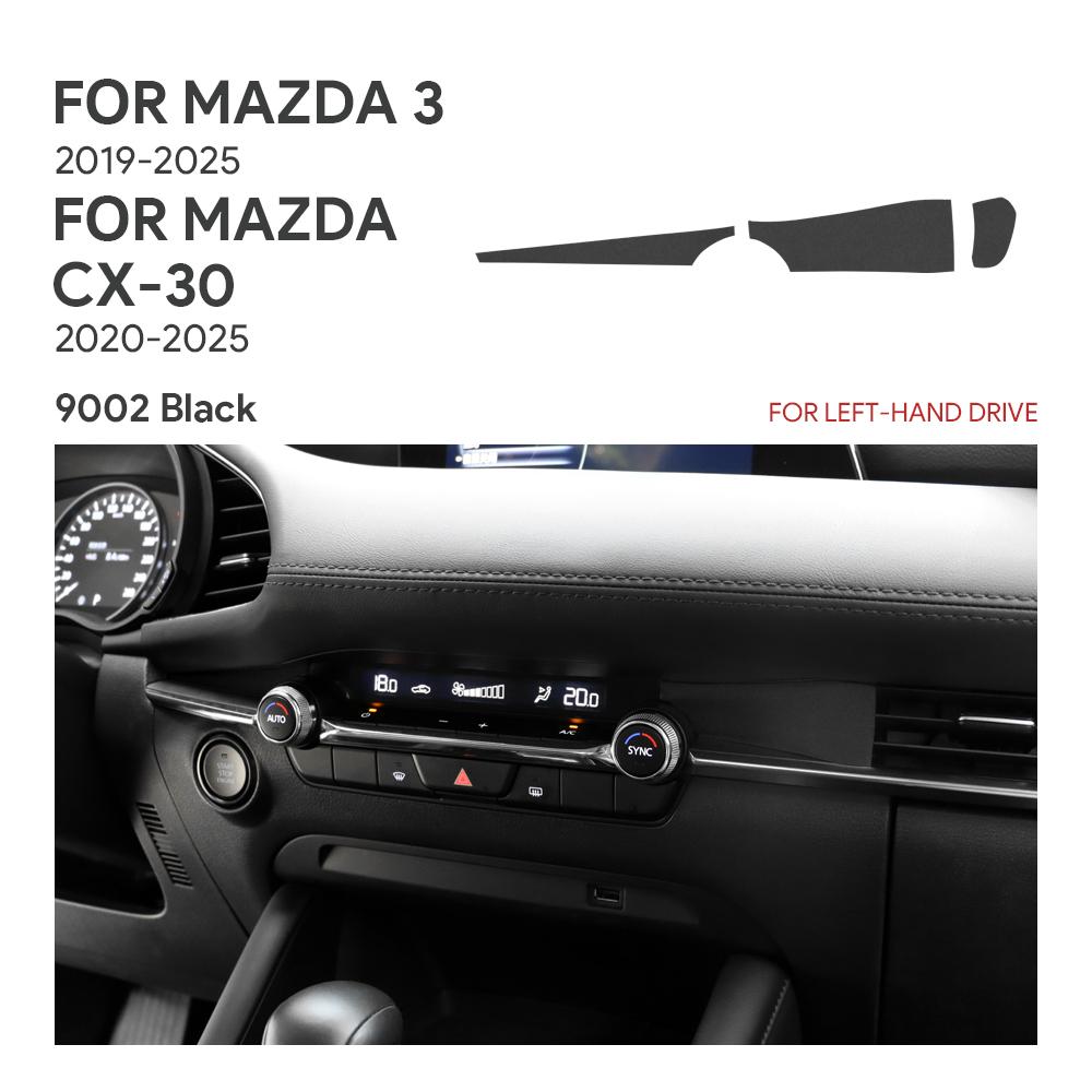 Top Suede Trim LHD RHD Sticker For Mazda 3 Axela BP M3 2019 2020 2025 2025 2025 2025 2025 Car Instrument Air Outlet Panel