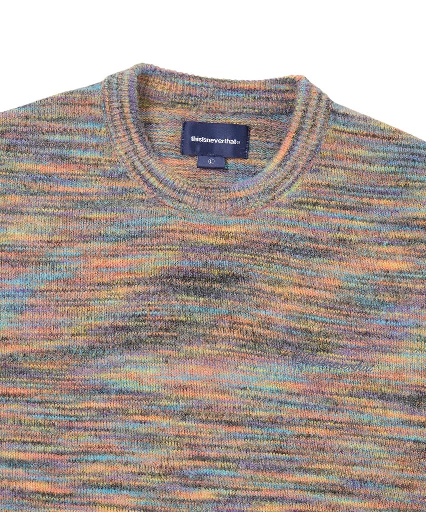 THISISNEVERTHAT Strickpullover mit statischem Muster Regenbogen