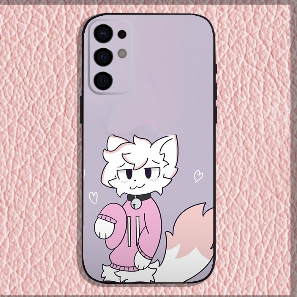 Cute B-Boykisser Phone Case For Samsung S24,S21,S22,S23,S30,Ultra,S20,Plus,Fe,Lite,Note,10,9,5G Black Soft Shell