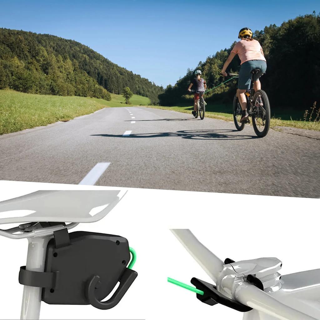 Tow Rope Bicycle - Outdoor Mountain Bike Traction Rope for Parent-Child Cycling, Bike Pulling Device for Family Adventures