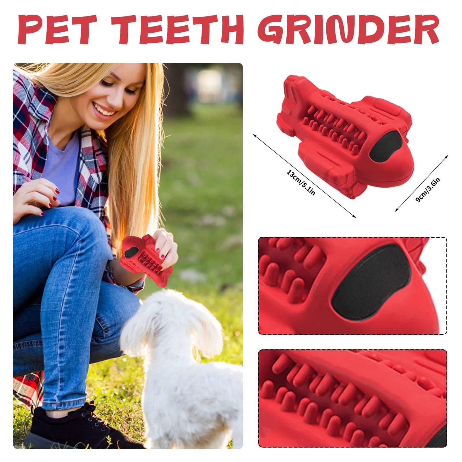 

Может протекать еда Собака среднего размера Звук Самолет Устойчивый коренные зубы One Size