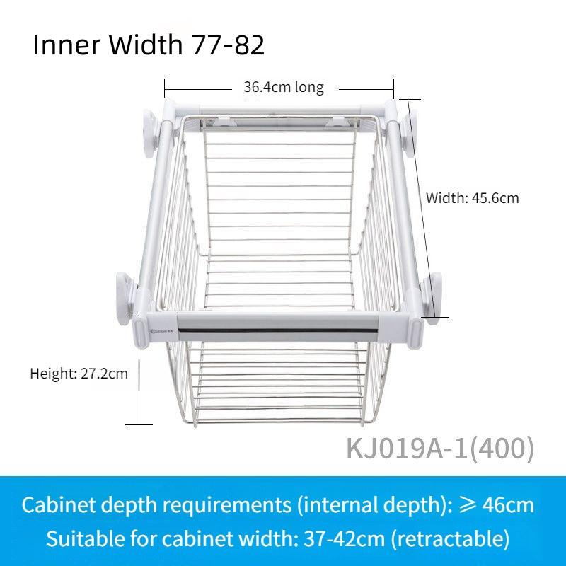 Closet Pull-out Basket Drawer Cloakroom Wardrobe Built-in Stretchable Pants Rack Household Multi-Layer Clothes Storage Rack