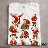 Vintage Santa Claus Comfort Colors® Tshirt, Retro Christmas Santa Graphic Tee, Classic Holiday Shirt, Santa Lover Christmas Gift