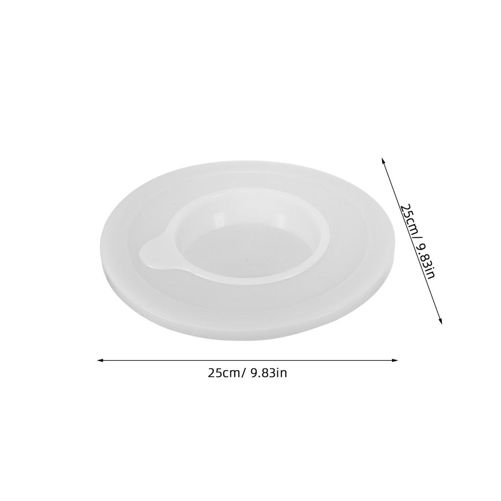 2 Stück Standmixer Schüssel Deckel Kippkopf Spritzschutz Abdeckung für Küche Mixen Gären 7Qt Wiederverwendbar Spülmaschinenfest Spritzer Schutz