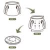 7L/13L/20L Bucket Waterproof Water Bags Folding Bucket Portable Outdoor Foldable Water Container Collapsible Fish Washbasin