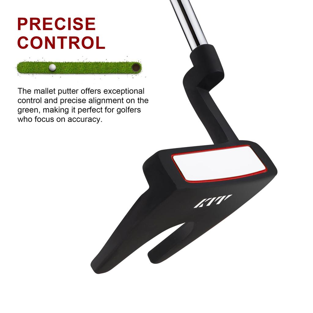 KVV Golf Mallet Putter for Men, Right-Handed