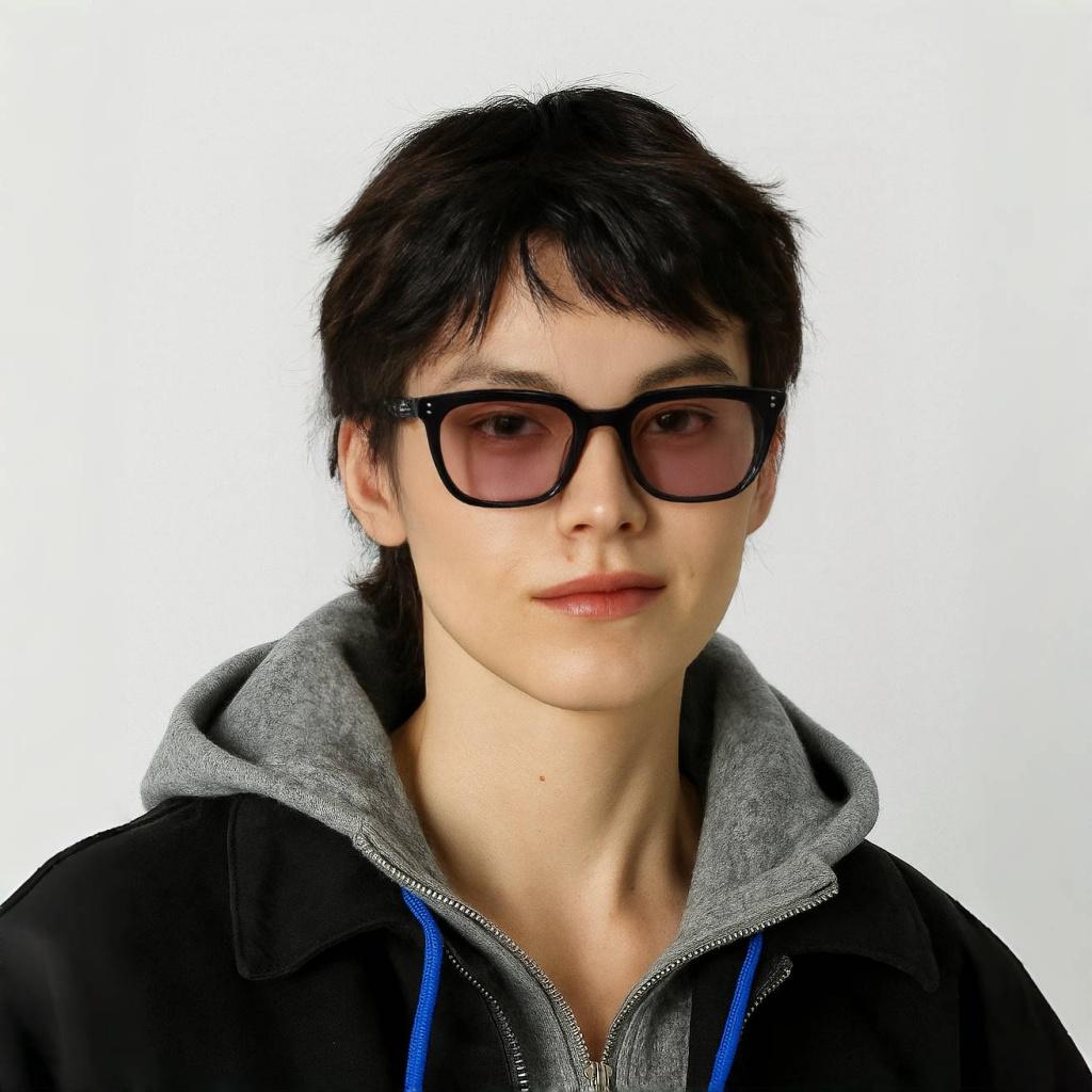 Gentle Monster Full Frame Square Sunglasses Women Sunglasses Black DAYSDAY01V