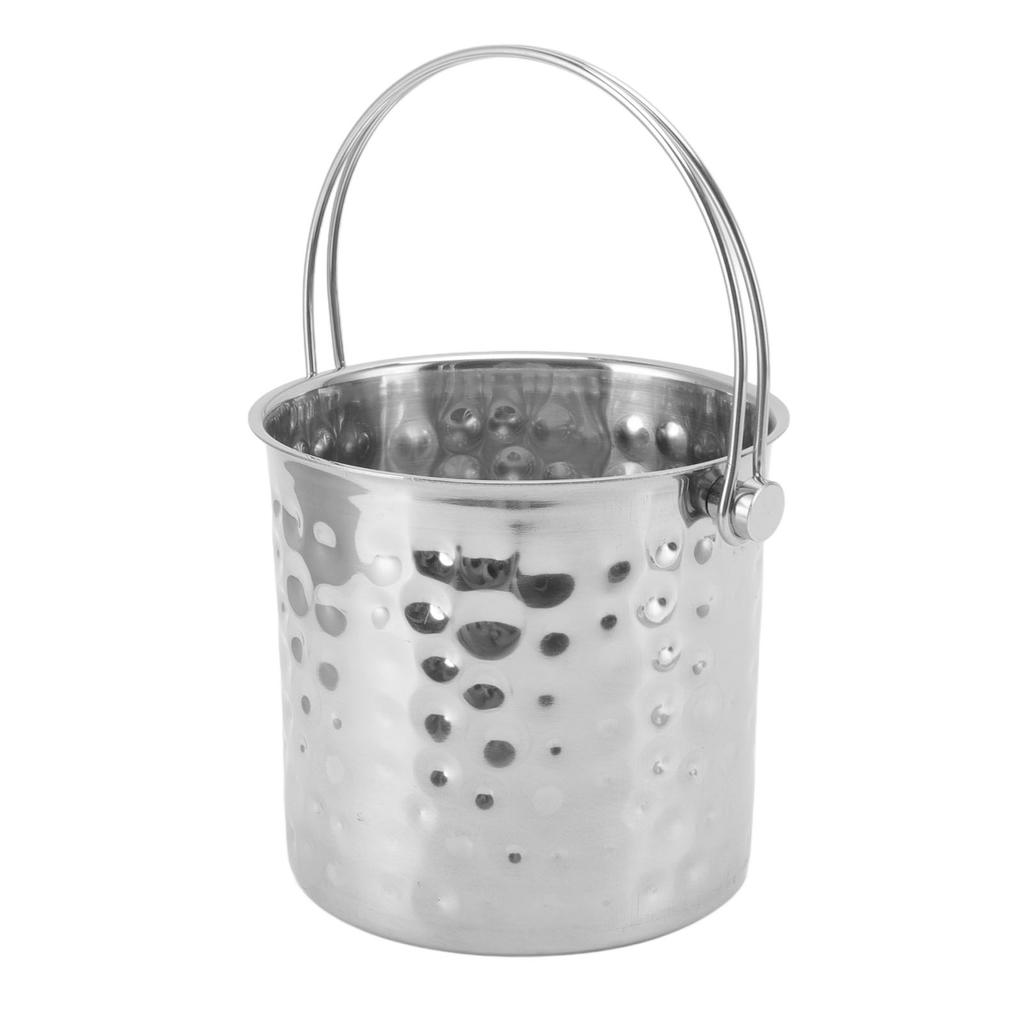 Bar KTV Bier Champagner Wein Eis Eimer Edelstahl Hammerpunkt Eis Eimer mit Griff
