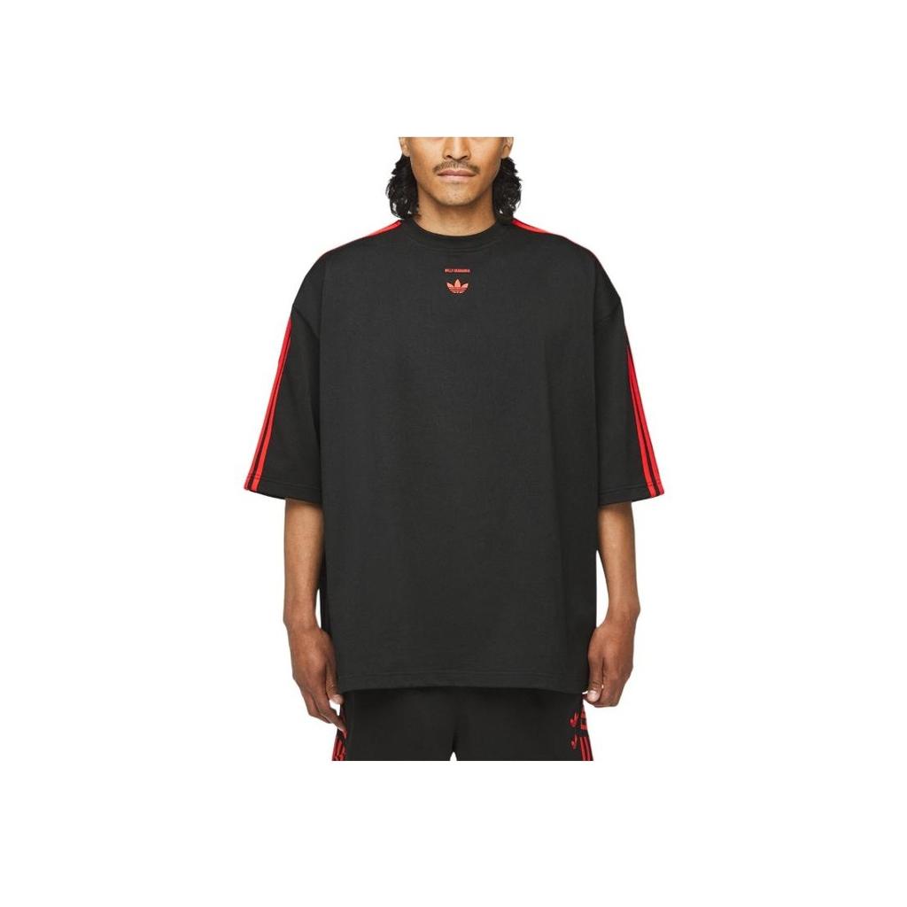 adidas Originals X Willy Chavarria Collaboration Ss25 Signature T-Shirt Fashion Versatile Loose Fit Crew Neck Short Sleeve T-Shirt Unisex Tops JW1447