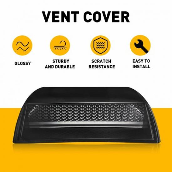 Universal Pickup Car Air Decorative Intake Flow Hood Scoop Cover Vent Bonnet