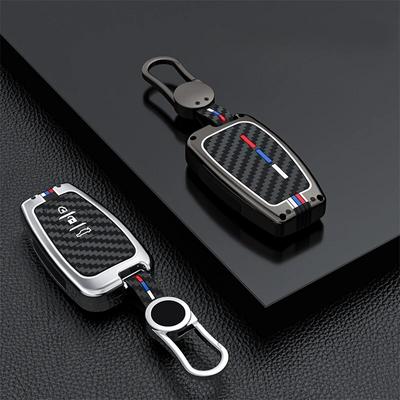 Funda de Moda de Aleación para Llave de Coche Carcasa de Cobertura Total para Toyota Prius Camry Corolla CHR C-HR RAV4 Land Cruiser Prado Llavero Accesorios