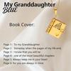 Meaningful Jewelry Gift Book Charm Necklace To My Granddaughter Openable