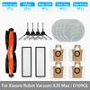Suitable For Xiaomi Robot Vacuum X20 Max D109GL Accessories Roller Main Brush Side Brush Filter Mop Dust Bag