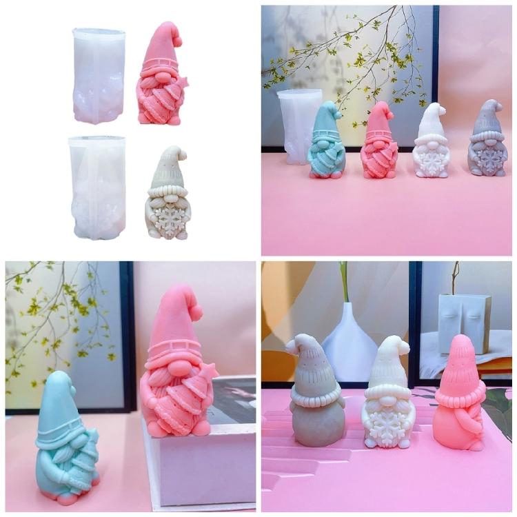 Candle Making Moulds 3D Baking Decorations Candle Molds Silicone Craft Pendants Baking Candle Mould Castings Moulds