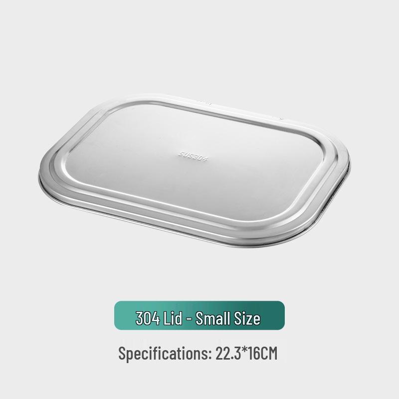 304 Stainless Steel Compartmented Meal Tray for Kids, Employees, and Canteens