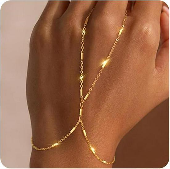 High-End Minimalist Multi-layer Finger Bracelet Set – European & American Style