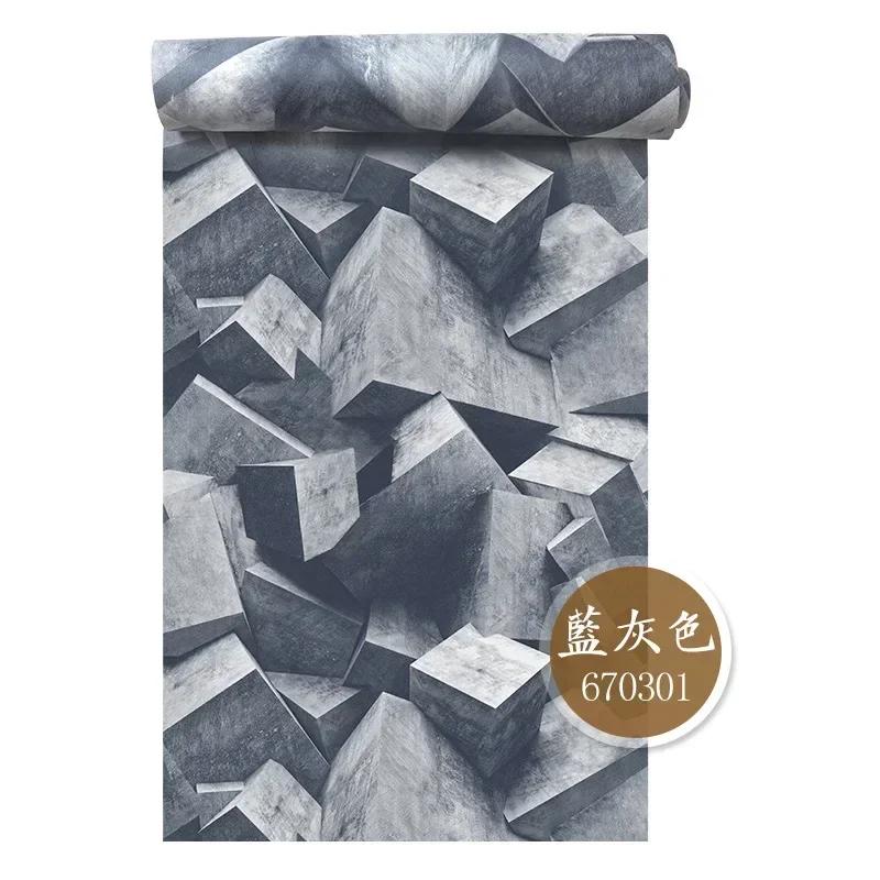 

Vintage 3D Three Dimensional Concave Convex Industrial Style Cement Gray Wallpaper Restaurant Bar Gym Wallpaper Non Selfadhesive Quality 53cmx1m