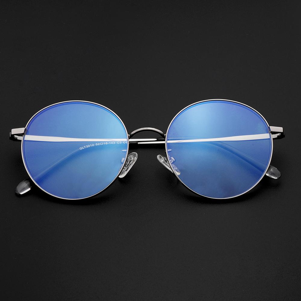 Round Blue Light Glasses Men Trendy Vintage Titanium Frame Women's Eyepieces Decorative Glasses Man Style Accessories for Women