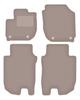 Beige Velour Floor Mats For: Honda HR-V III Crossover (2018-)