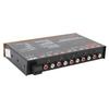 7 Band Car Graphic Equalizer Adjustable Frequency High Level Speaker Input Front Rear Subwoofer Outputs For RV Boat