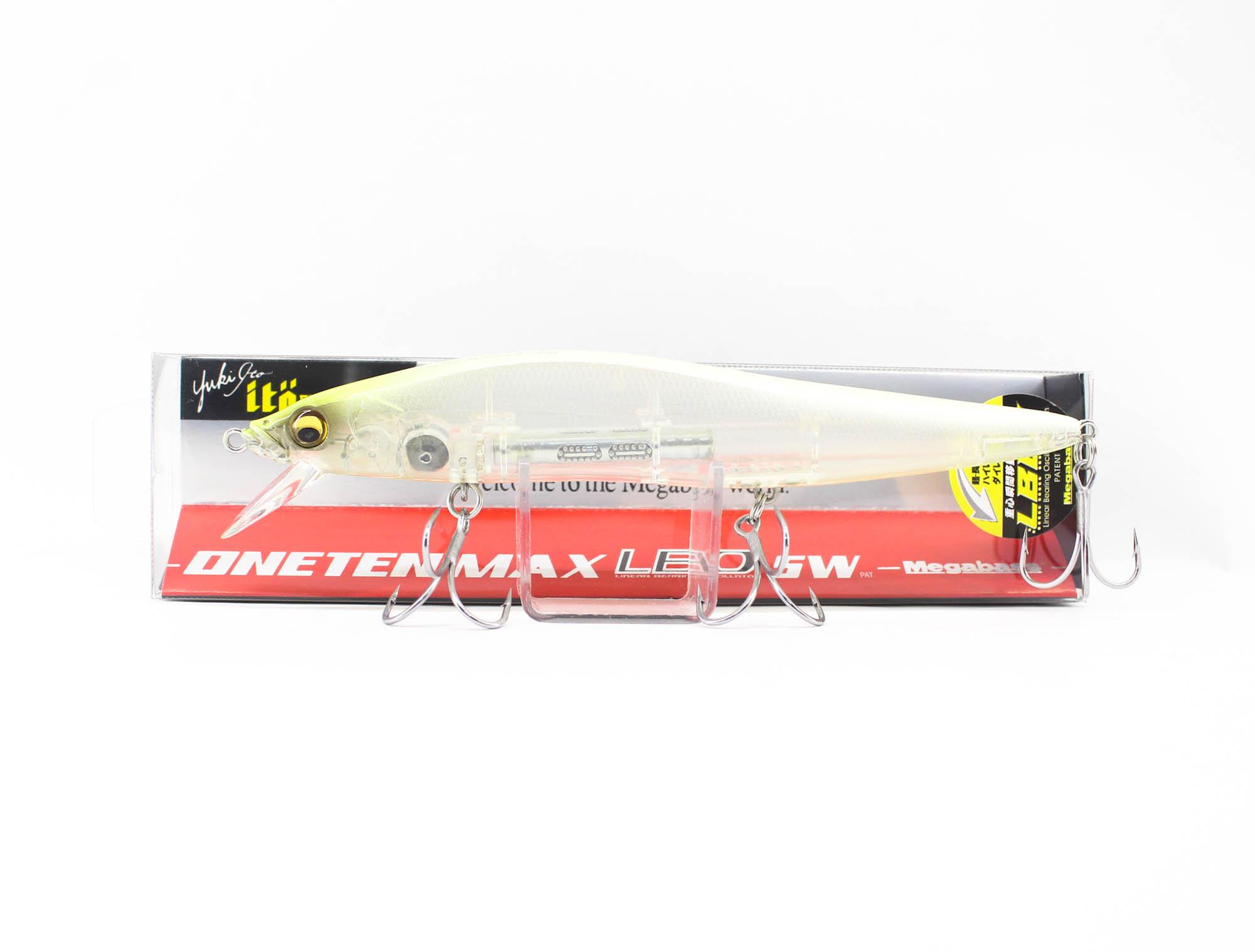 Megabass Vision 110 Oneten Max LBO SW Floating Lure Seethrough Lemon (5016)