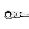 Flexible Head Wrench - JETECH - 19 Mm - Chrome-Vanadium Steel - 72-Tooth Ratchet Mechanism - 180° Flexible