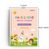 Children's Magic Reusable Tracing Writing Hard-Pen Calligraphy Practice Book Grooved Student Copybook for Practice