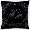 Moon and Star Pattern Pillowcase Office Living Room Home Pillowcase Car Ornaments