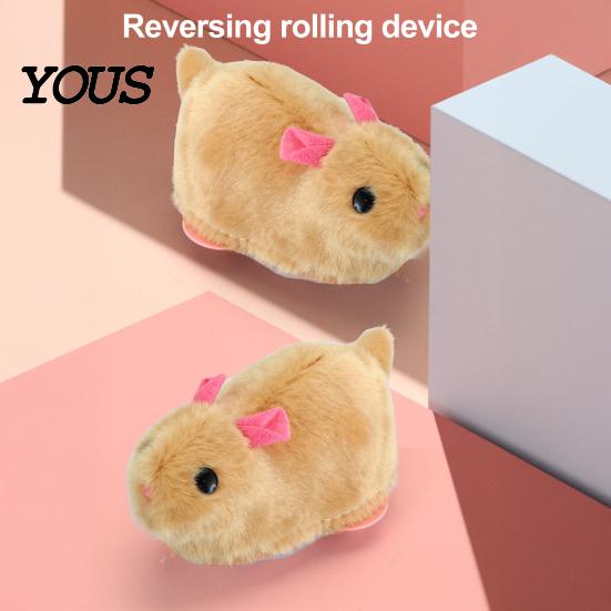Outdoor Play Animal Toy Electric Automatic Rolling Hamster Ball, Ball with Plush Rabbit Inside, Simulation Interactive Toy, Gift for Toddlers