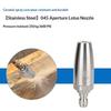30/35/40/45/50 360° Stainless Steel Swivel Pressure Washer Nozzle Quick-Connect Lotus Spray Head For Tree Bark Rust Removal