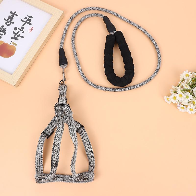 Explosion-proof Dog Leash Telescopic Strap Walking Dog Leash Large Medium and Small Dog Leash Collar Pet Supplies