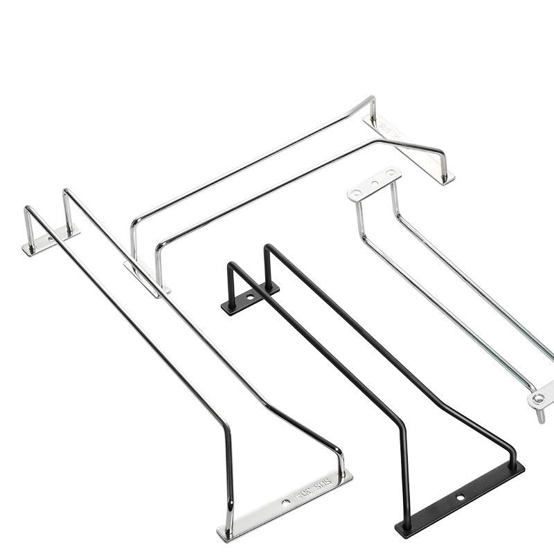 High-Stemmed 304 Stainless Steel Wine Glass Storage Rack for Red Wine Glasses