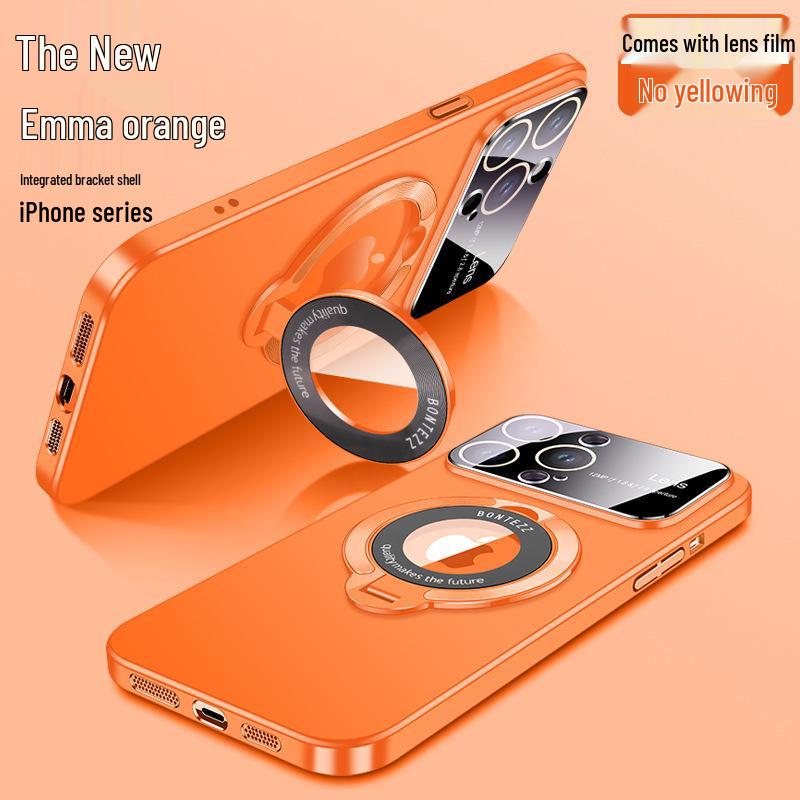 

Magnetic Bracket Phone Case for iPhone 17 with Full Package Lens Film and Hard PC Case for Apple 15 & 13 iPhone 11