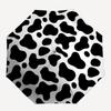 1pc Cow Print Automatic Folding Umbrella - 8-Rib Compact Travel Umbrella Durable & Portable for Outdoor Use, Perfect Gift120