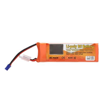 11.1V 3500mAh 45C RC Lithium Battery FPV Drone Lithium Battery with EC2 Connector for RC Airplane
