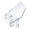 Windshield Extension Spoiler Clip Adjustable Universal Clip On Windscreen Wind Deflector with Silver Bracket for