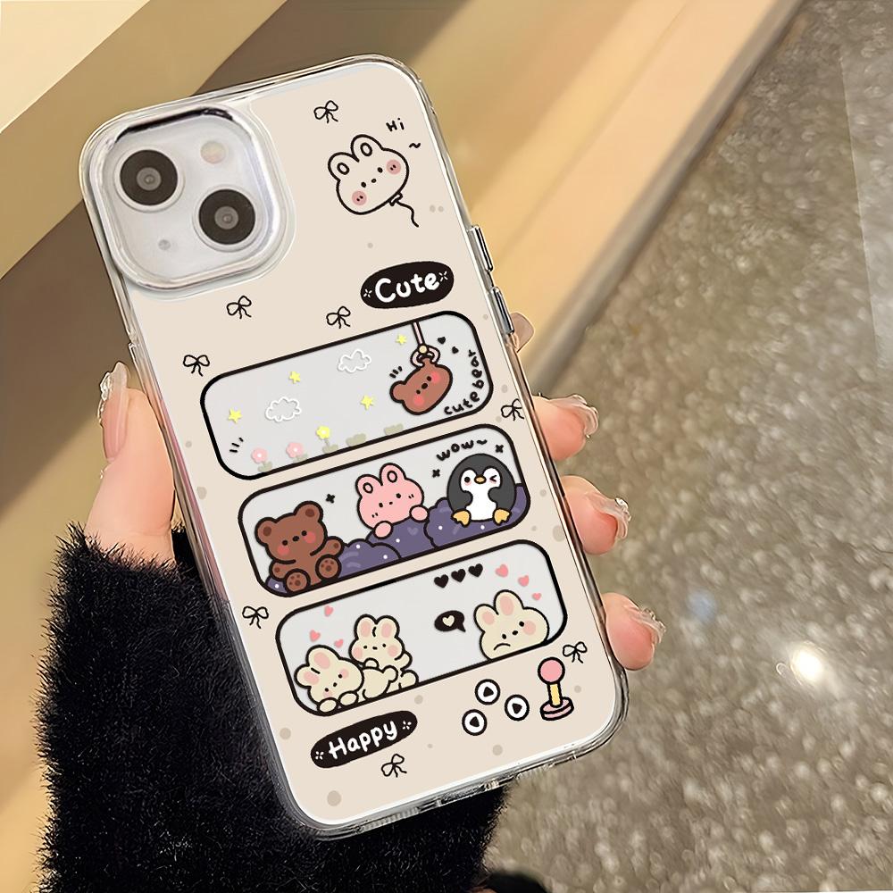 Transparent Phone Case for iPhone 11 12 13 iPhone 13 14 15 Pro 15 16 Pro Max Samsung A15 A16 A25 A26 A55 A56 S25 S24 S22 S23 Ultra S25 Edge