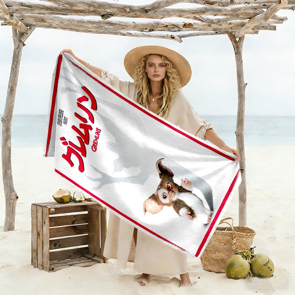 Gremlins Beach Towel High Absorbency & Quick-Dry Comfortable Lightweight Portable for Swimming,Beach,Camping, Travel, Beach Accessories,Gym