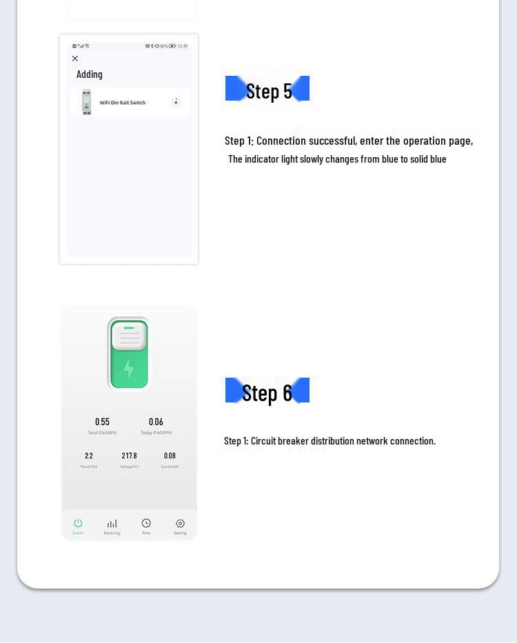 Tuya Smart WiFi Circuit Breaker with App Control and Timer