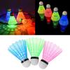 2/3/4/8Pcs Plastic Badminton Shuttlecocks Light Up Lighting Badminton  In/Outdoor Night