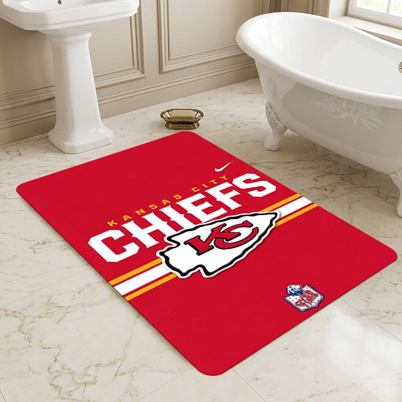 Kansas City Chiefs Living Room Nonslip Area Rug Soft Carpet For Bedroom Game Playroom Sofa Office Home Decor Doormat Christmas Gift C10229
